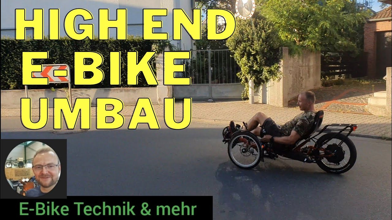 High End E-Liegerad Umbau mit Rekuperation und  Rückwärtsgang
