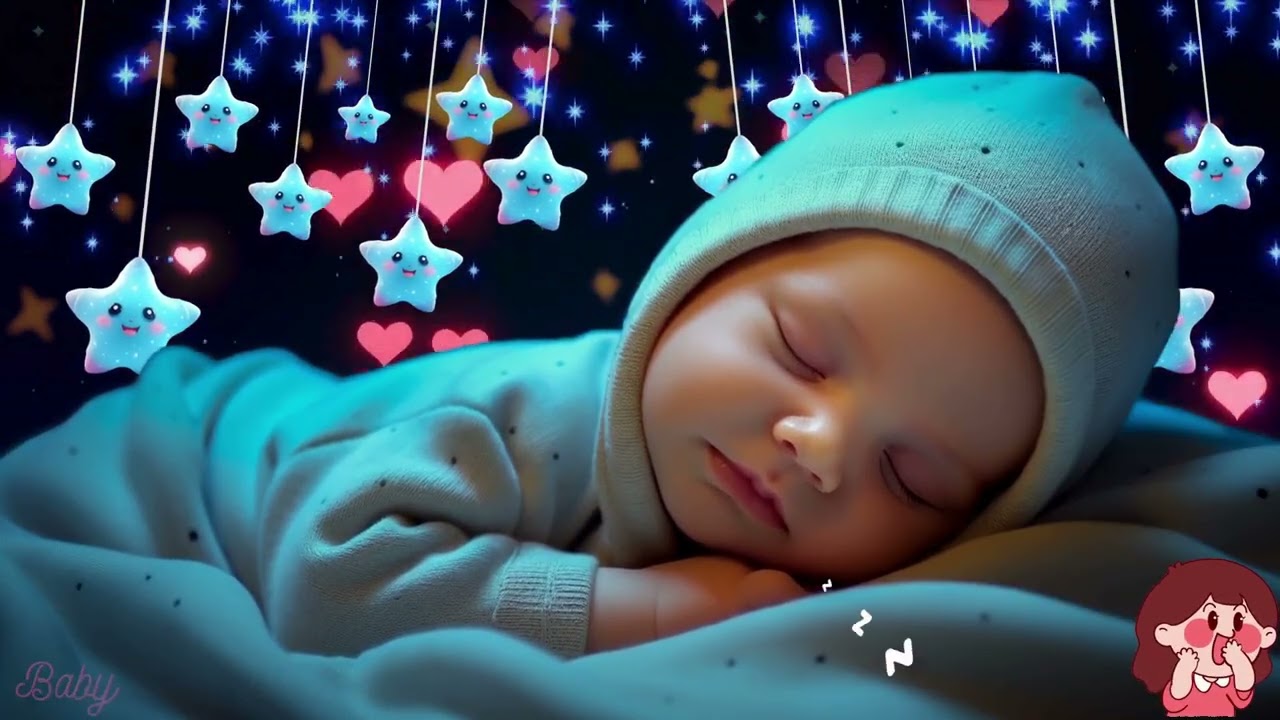Baby Sleep Music 🎵 Fall Asleep Instantly in 3 Minutes | Mozart & Brahms Lullabies for Calm Sleep