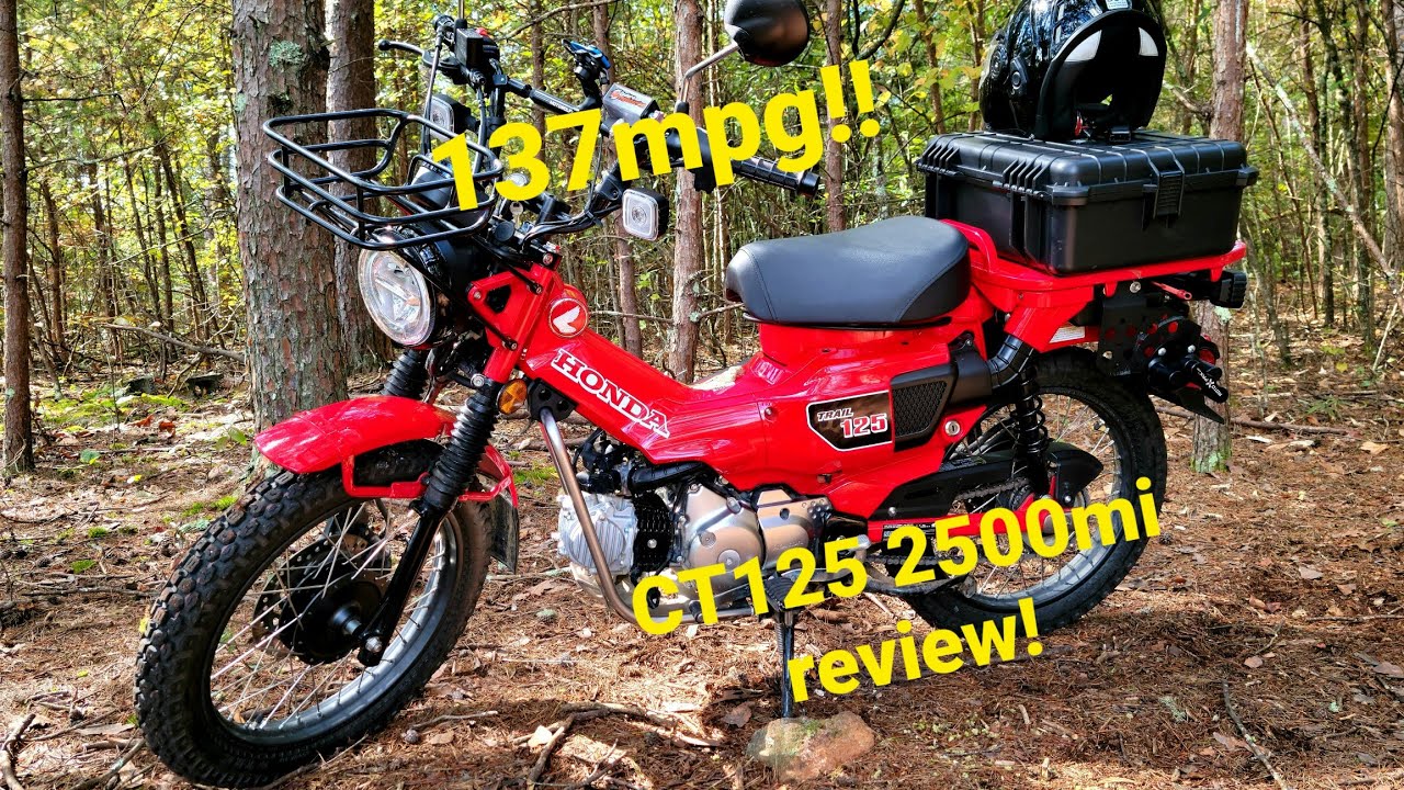 Обзор Honda Trail 125 2021 года с пробегом 2500 миль