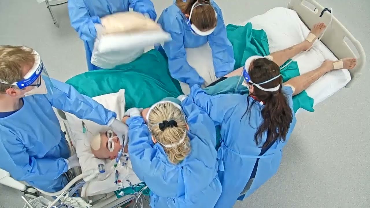 Proning ICU patient COVID-19