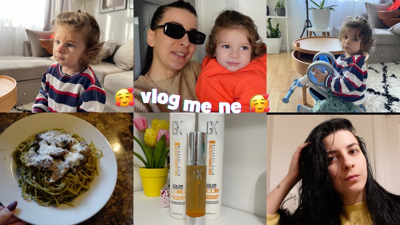 VLOG/ Mini supermarket haul/ maske per fytyren/ GkHair