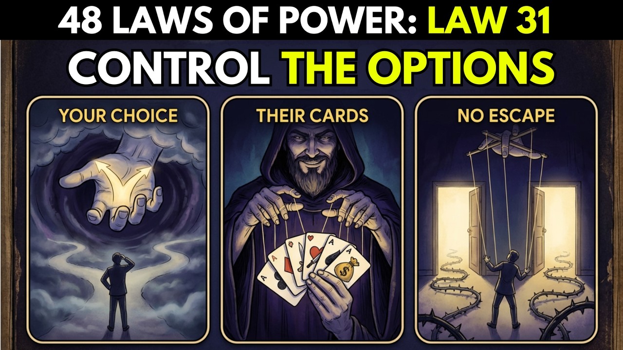 48 Laws of Power: Law 31 - Control the Options: Get Others to Play with the Cards You Deal