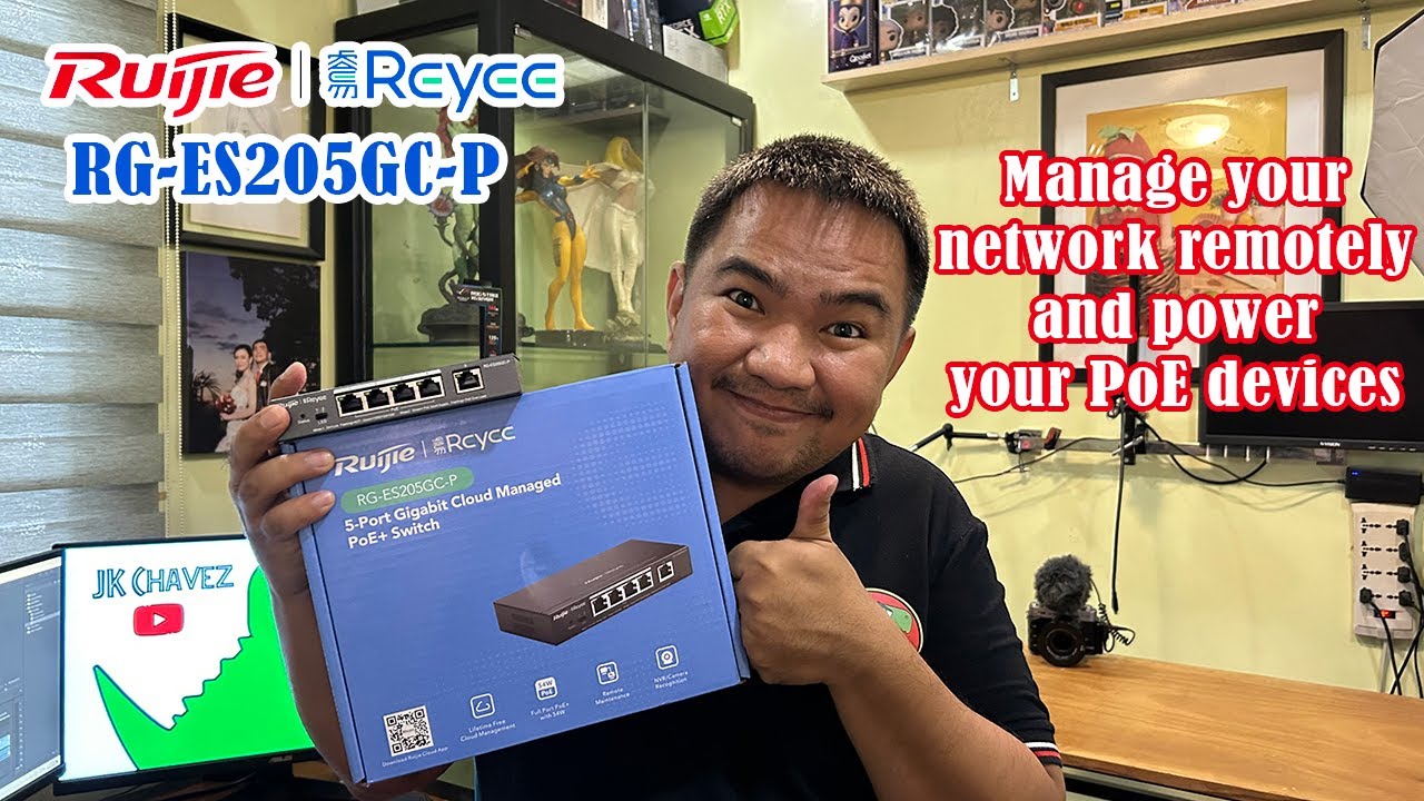 Ruije Reyee RG-ES205GC-P: 5 Port Gigabit Cloud Managed PoE+ switch | JK Chavez