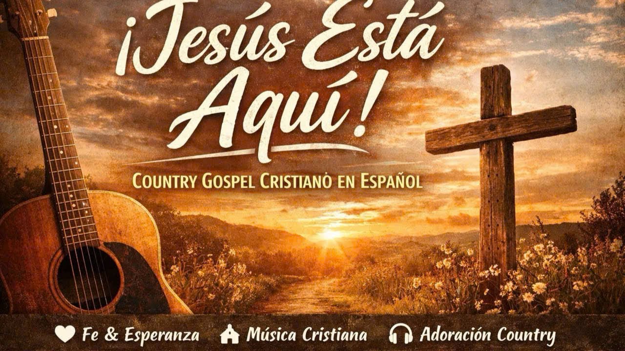 &iexcl;Jes&uacute;s Est&aacute; Aqu&iacute;! 🤍 Country Gospel Cristiano en Espa&ntilde;ol | M&uacute;sica de Fe, Paz y Esperanza