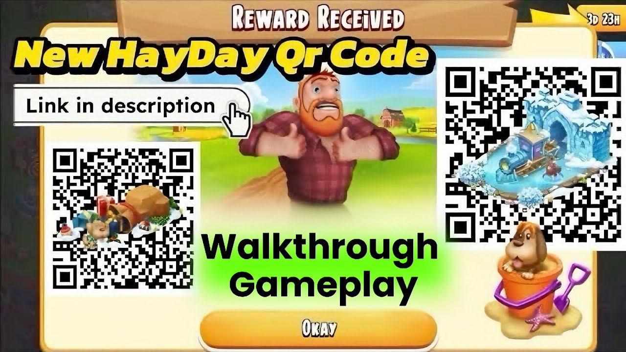 Hay Day New QR CODE! Secret 🎄 CLAIM YOUR FREE SANTA HOLYDAY DECORATION NOW! 🎁 Limited time! #hayday 
