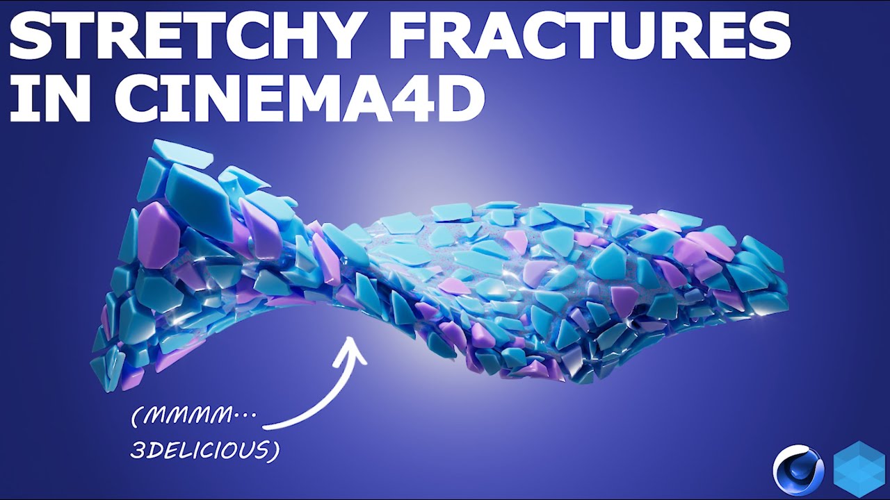 Stretchy Voronoi Fracture Control - Cinema4D