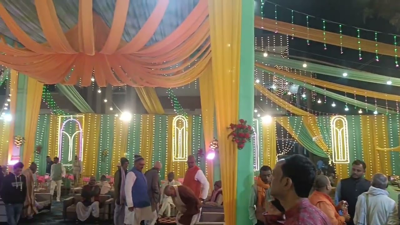 पंछी टेंट हाउस तिलक का काम 👍👍