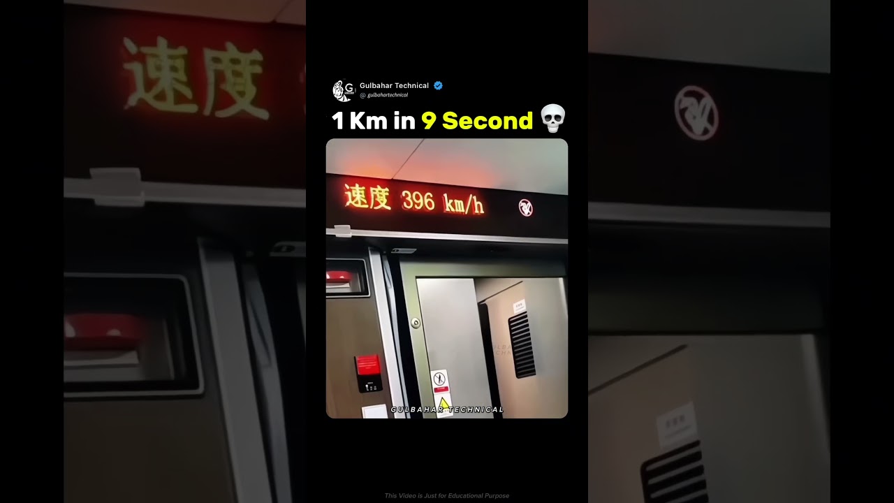 China CR450 Train Hits 1KM in 9s 😱🚄