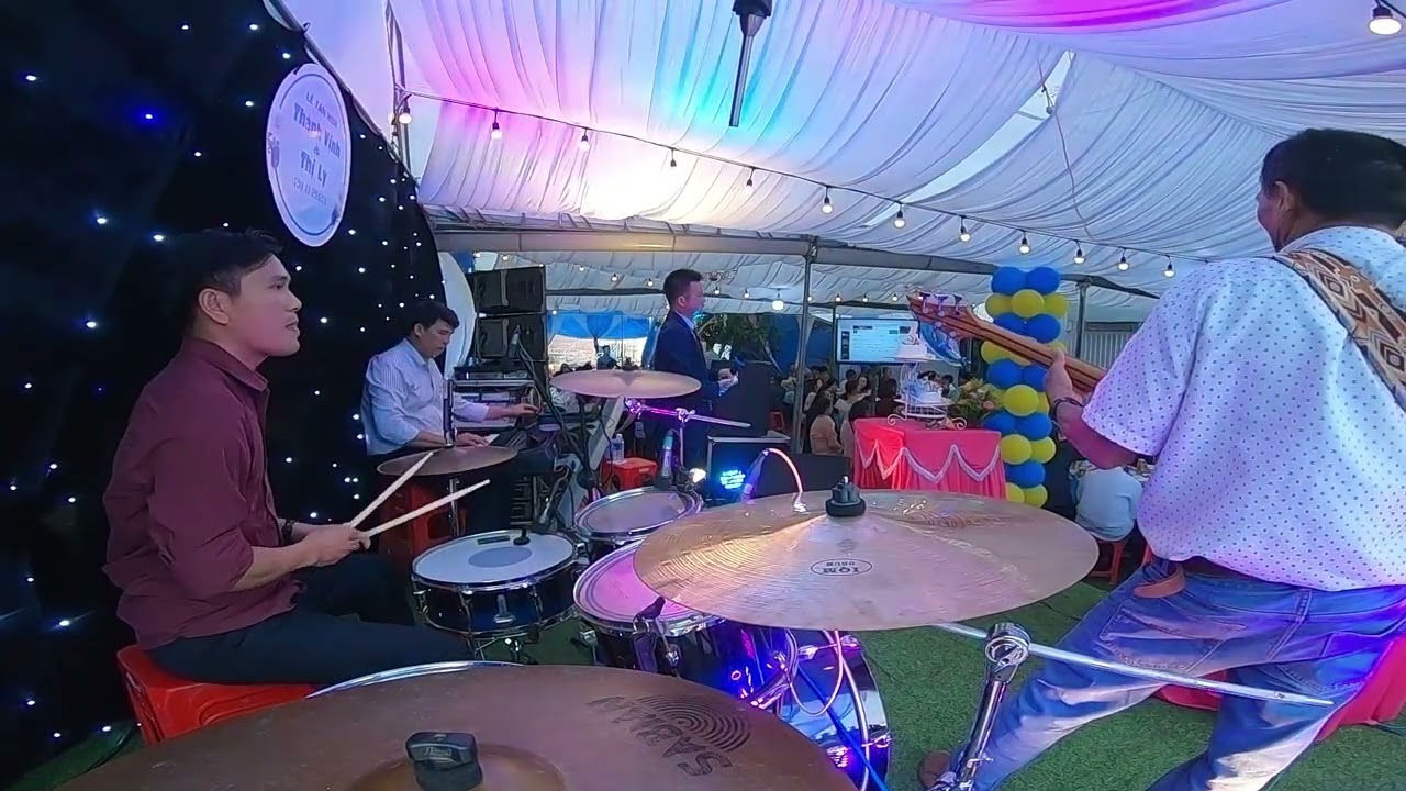mc Minh Triều # nhạc sống đám cưới # band Thanh Phong # drum cam Huỳnh Tiến