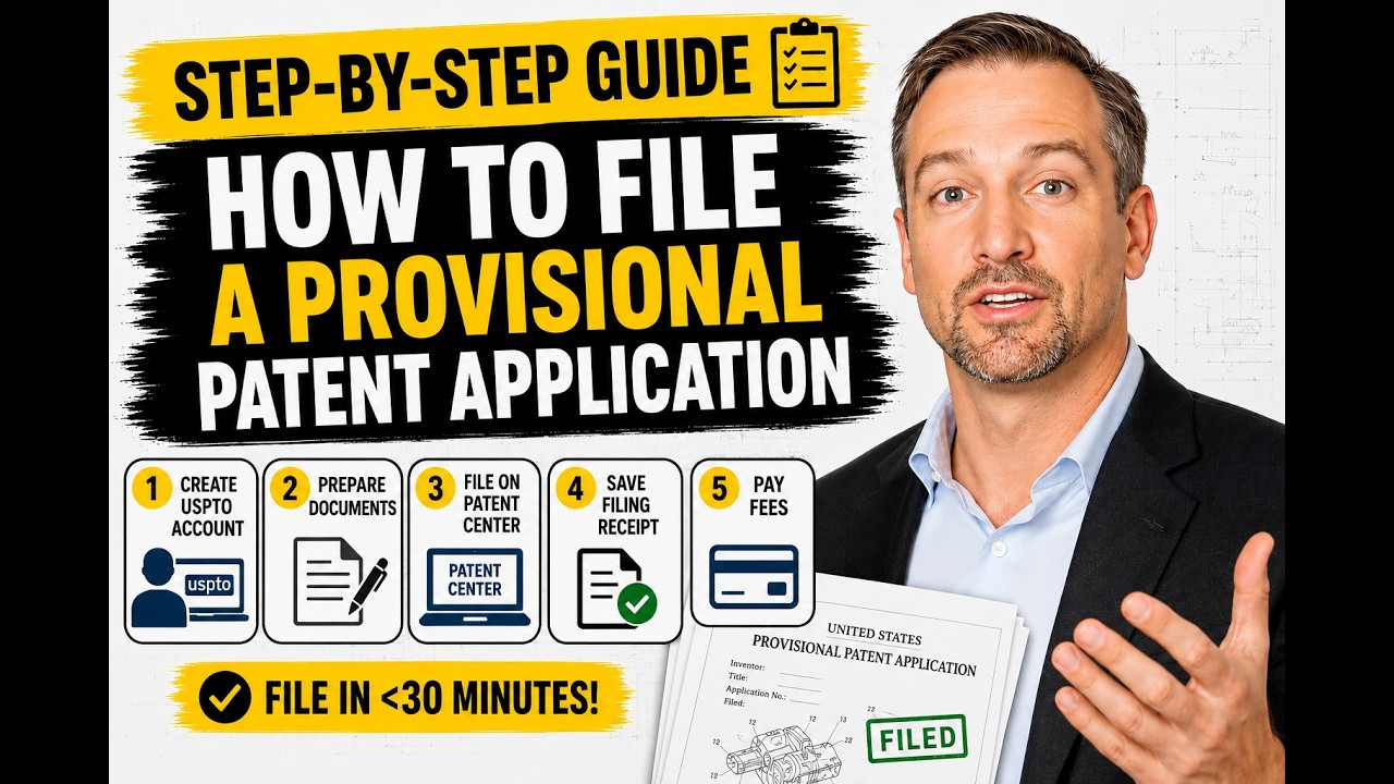 How to File a Provisional Patent Application with the USPTO (Step-by-Step)