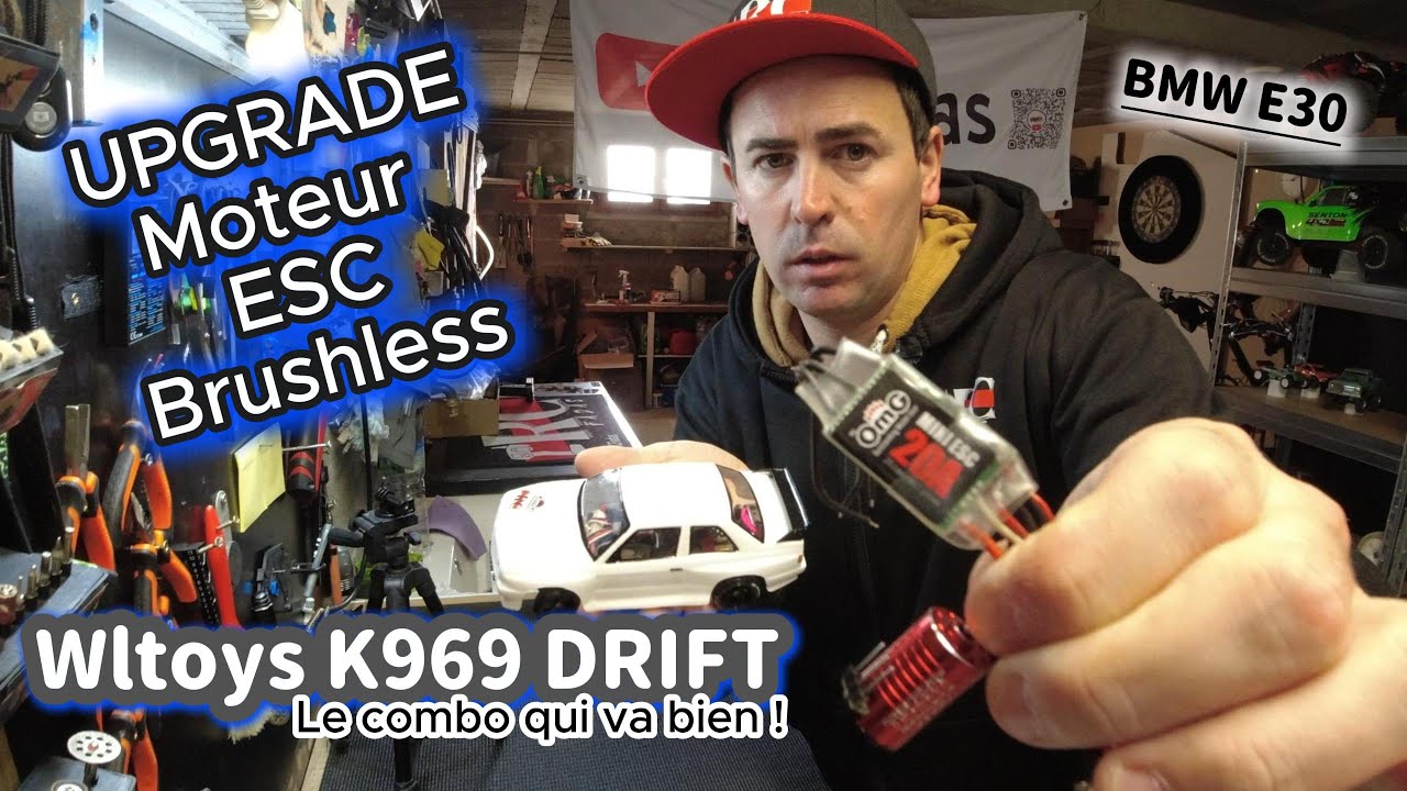 Upgrade Drift  Wltoys K969 | Moteur,ESC Brusless | Enfin une vrai gestion des gas - projet DRIFT