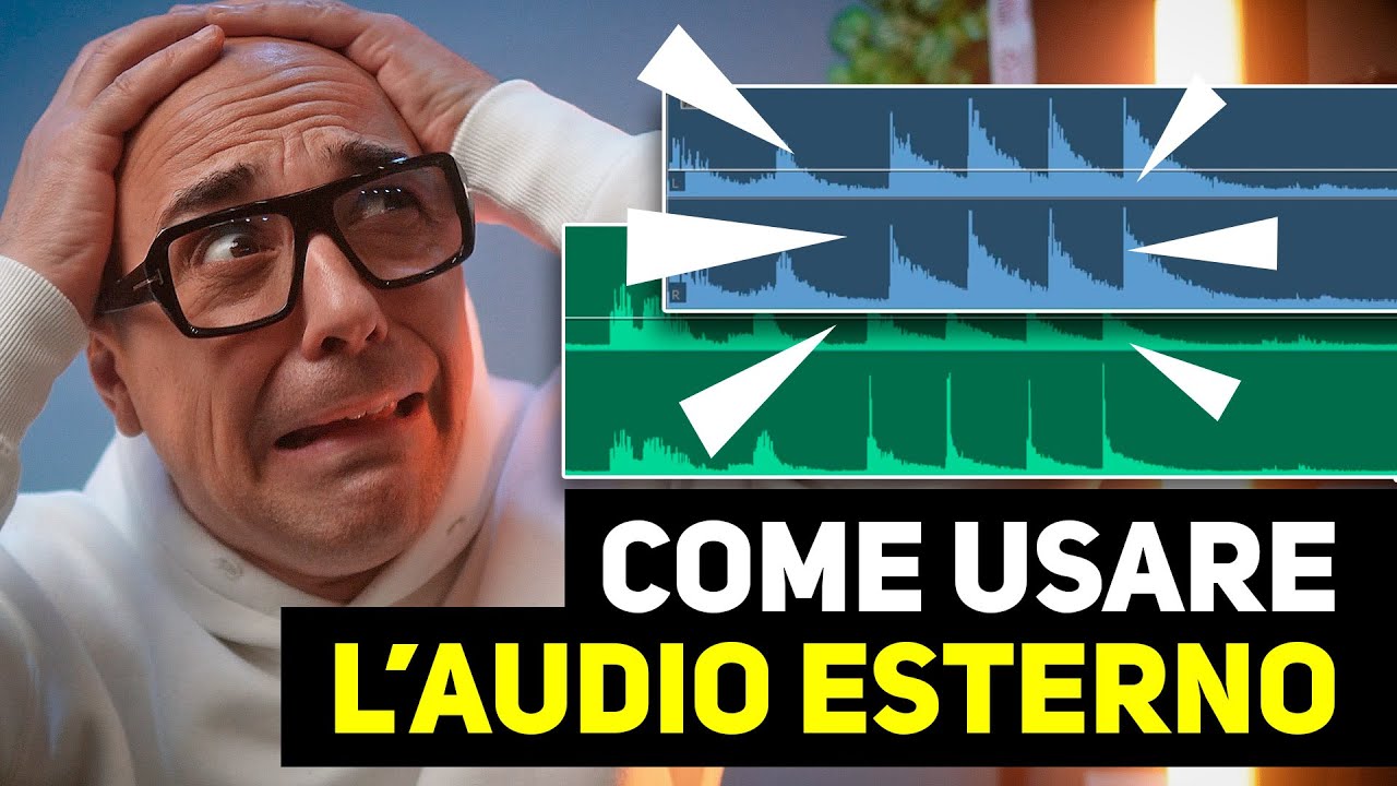 Come sincronizzare l'audio esterno