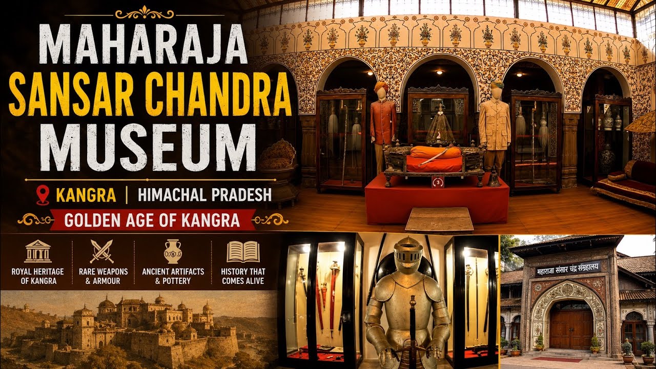 Maharaja Sansar Chandra Museum | kangra | Himachal Pradesh | Golden Age Of Kangra.