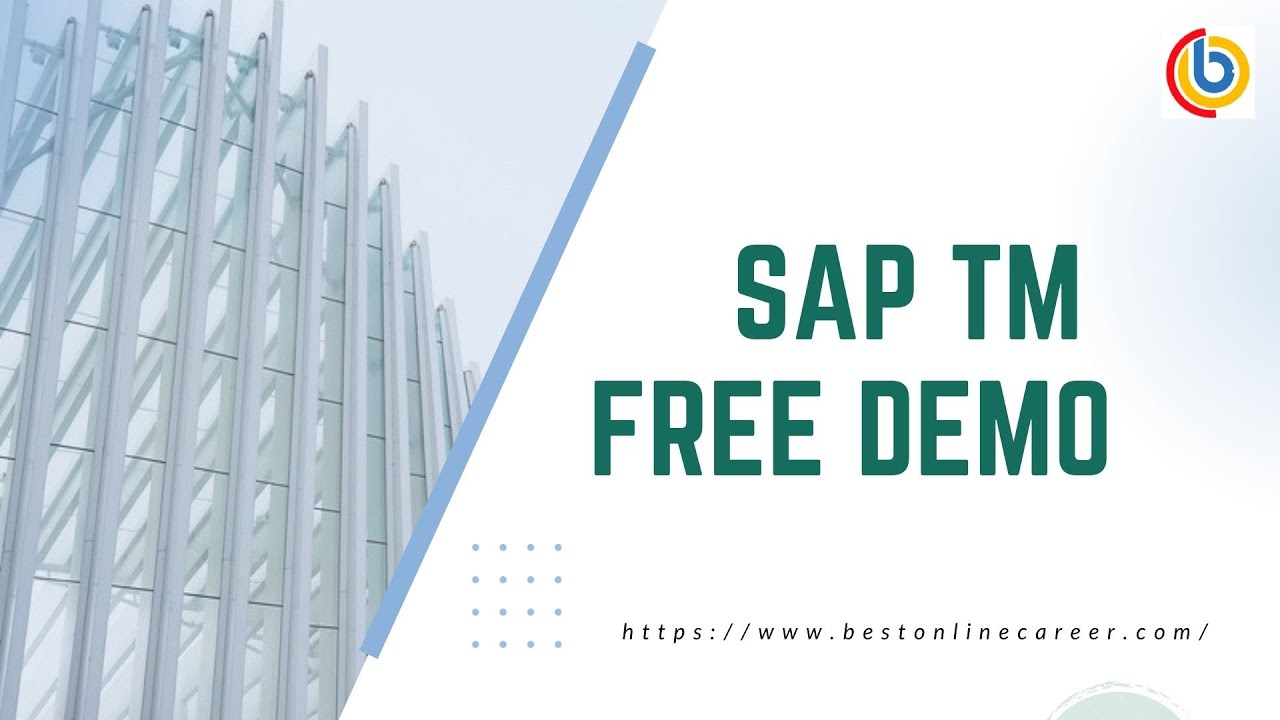 SAP TM on S4 HANA  Demo | SAP TM Online Training | SAP Transportation Management