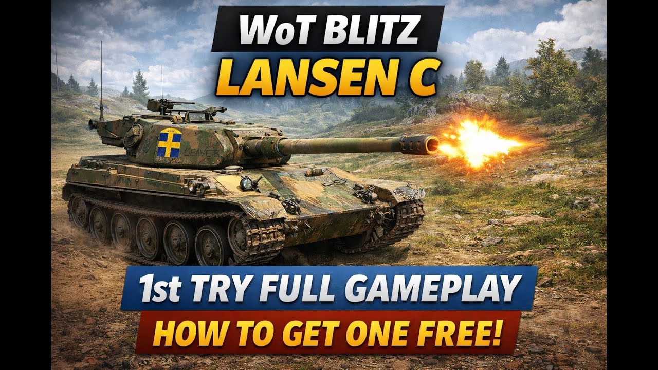 WoT Blitz Lansen C – 1st Try Full Gameplay & How to Get One FREE
