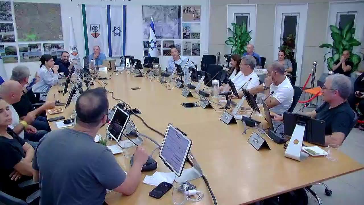 שידור ישיבת מועצת עיר מן המניין מס' 12/24 ו- מועצת עיר שלא מן המניין 13/24