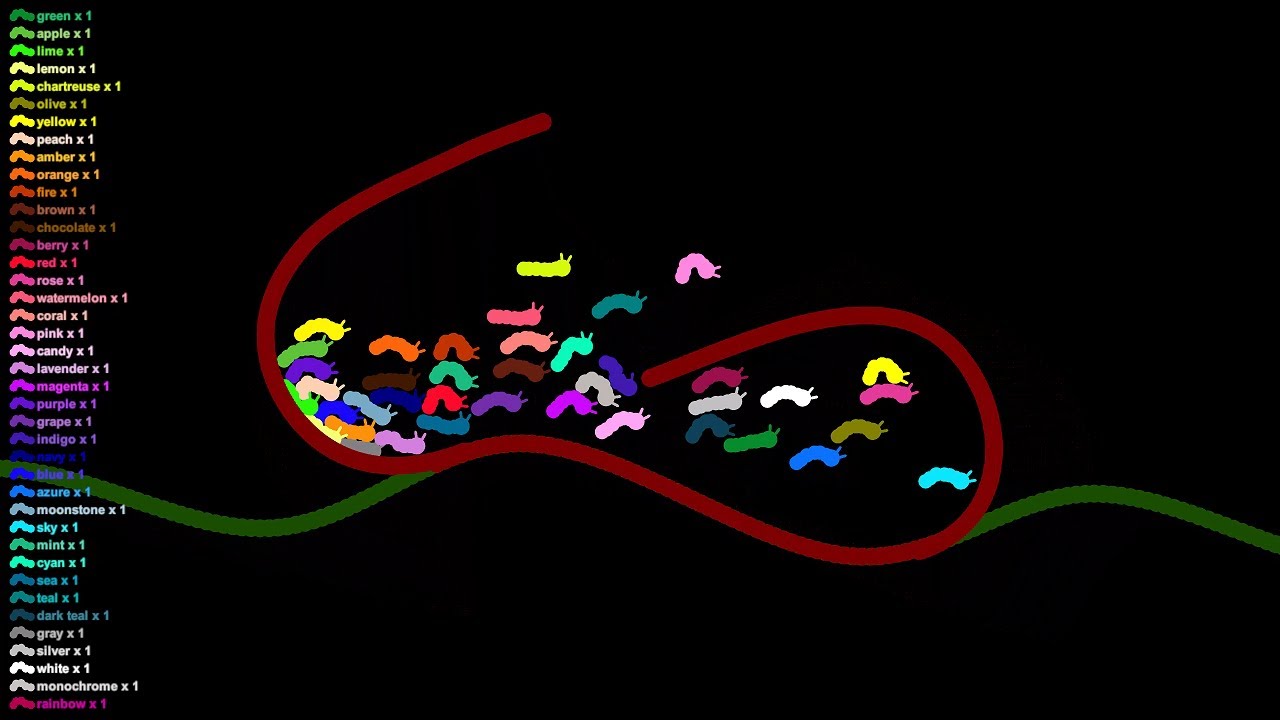 Survival Worm Race - Roller Coaster
