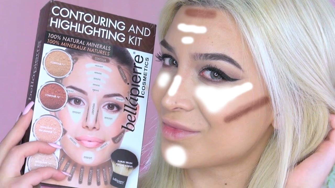 Bellapierre Contouring And Highlighting Kit Demonstration + Review