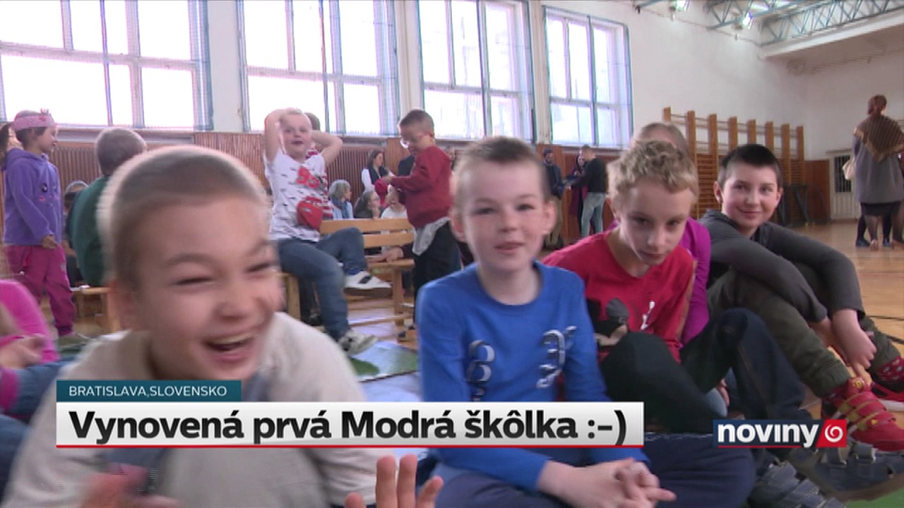 Vynovená prvá Modrá škôlka