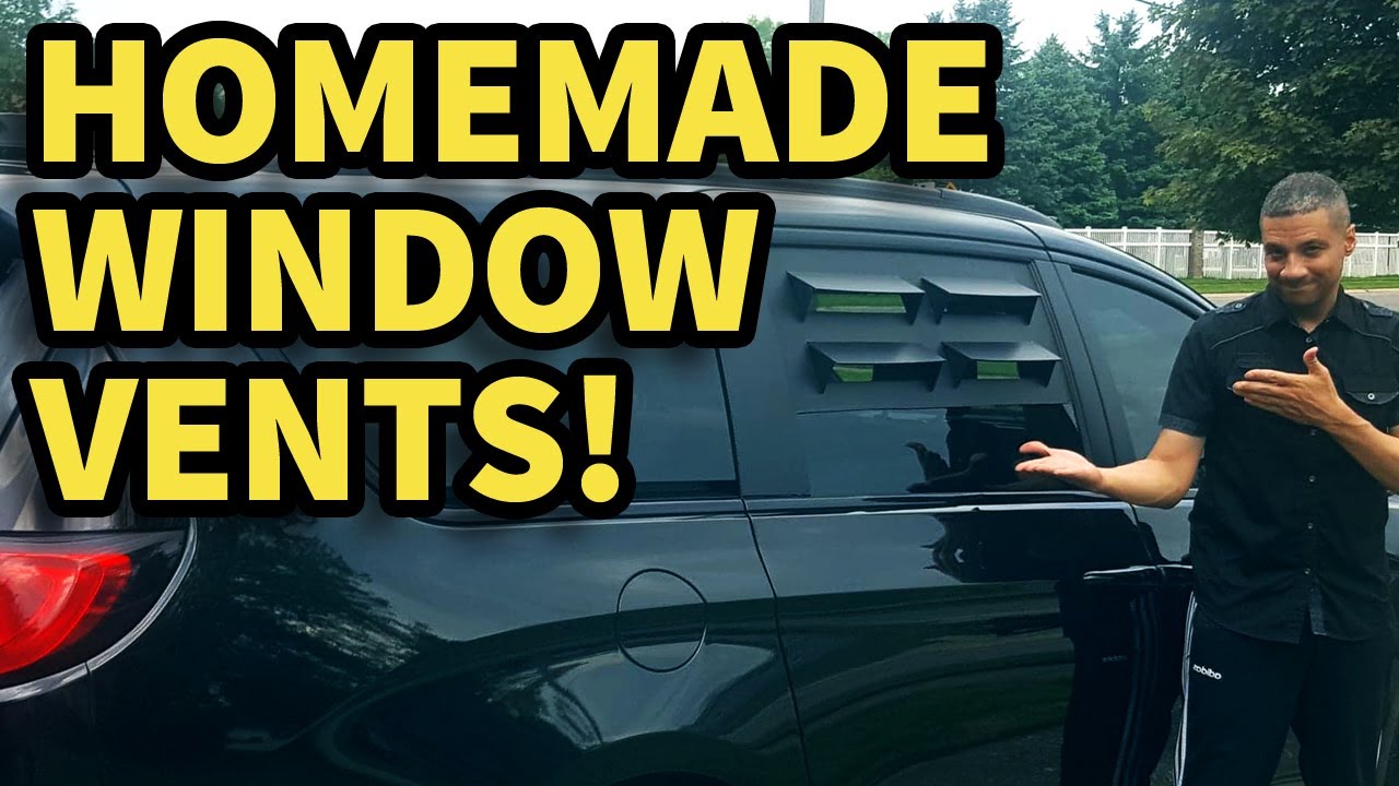 How I Made Camper Van Window Vents
