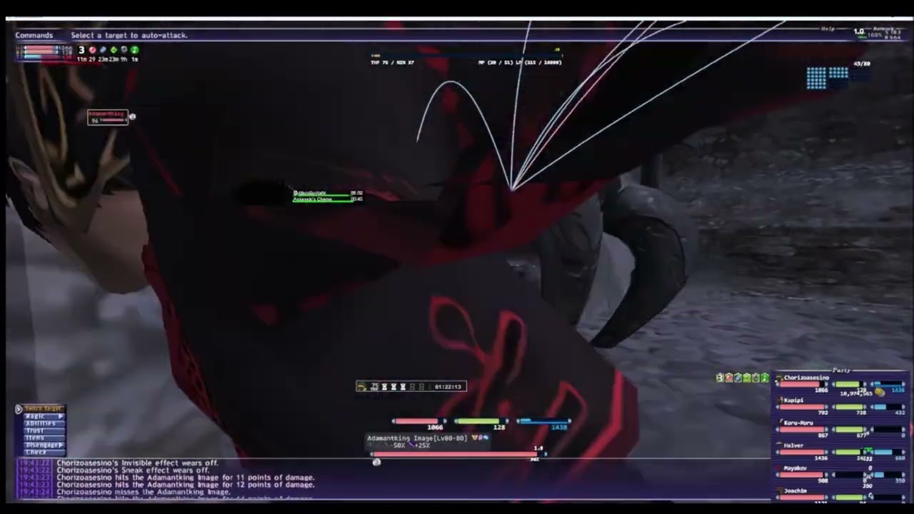 FFXI Classic [cat eyes] - Dynamis Bastok - THF  infity cores farming