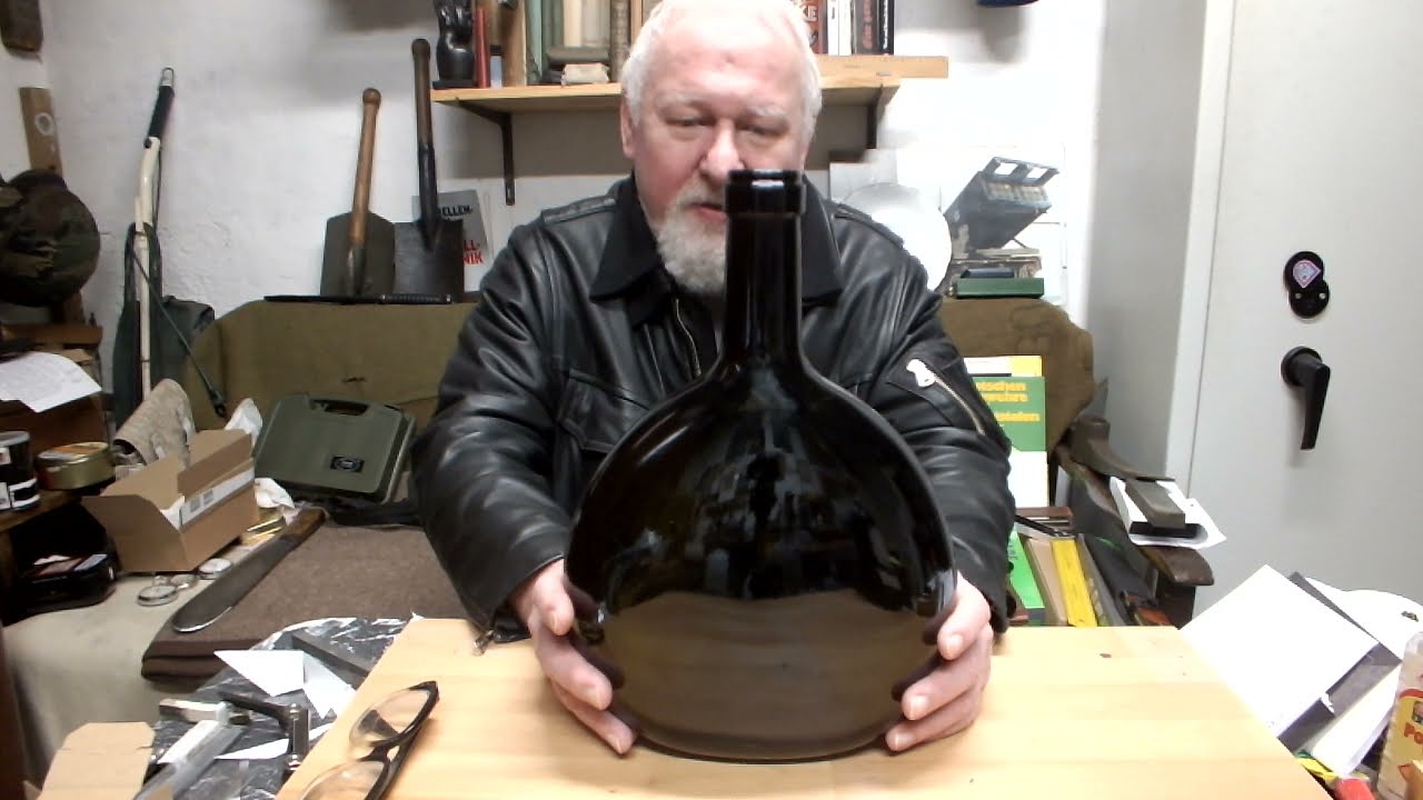 Bocksbeutel 3L Weinflasche - Fundstück.
