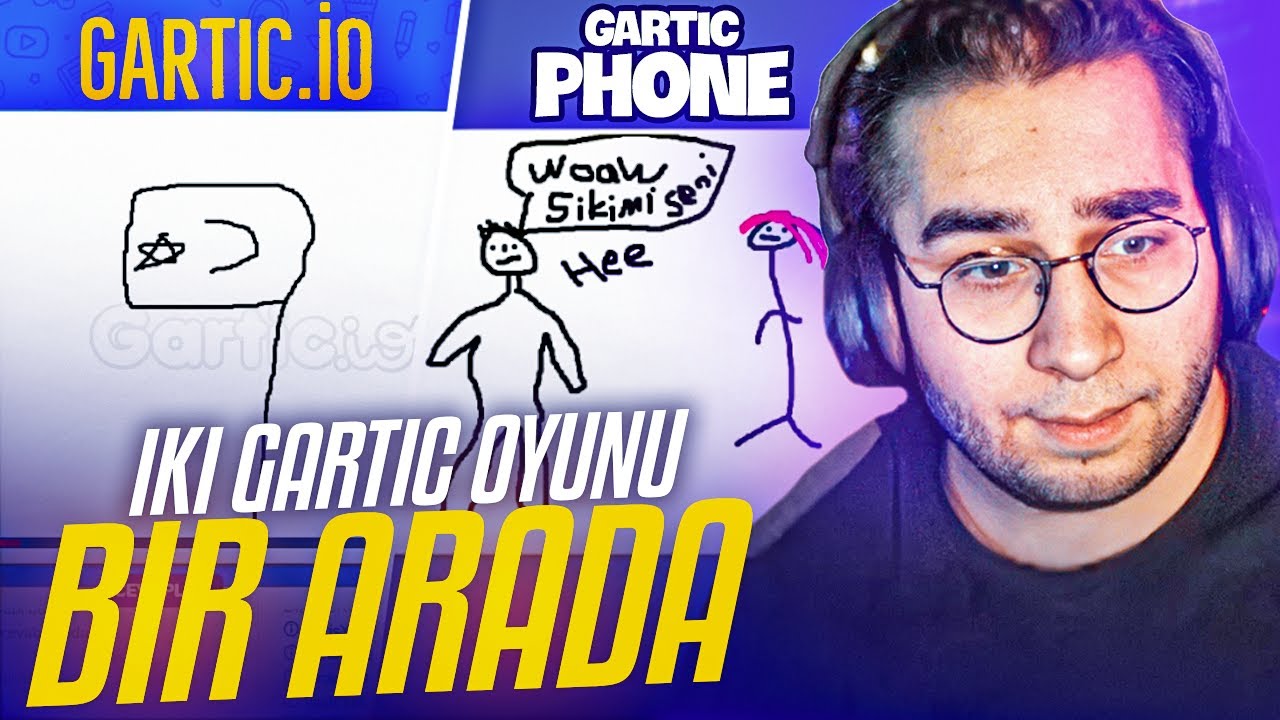 GÜLME KRİZİNE GİRDİK | EKİP İLE GARTIC IO VE GARTIC PHONE