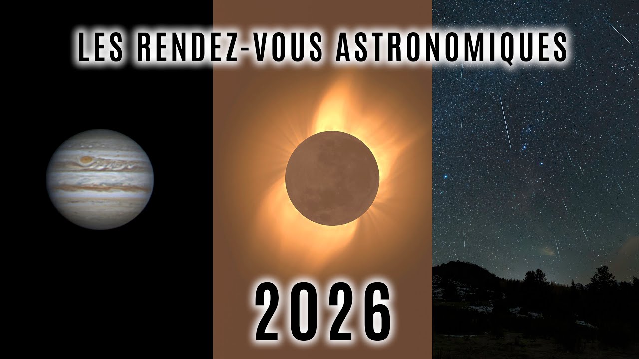 Les évènements astronomiques à ne pas manquer en 2026  🌞🌛 🌠