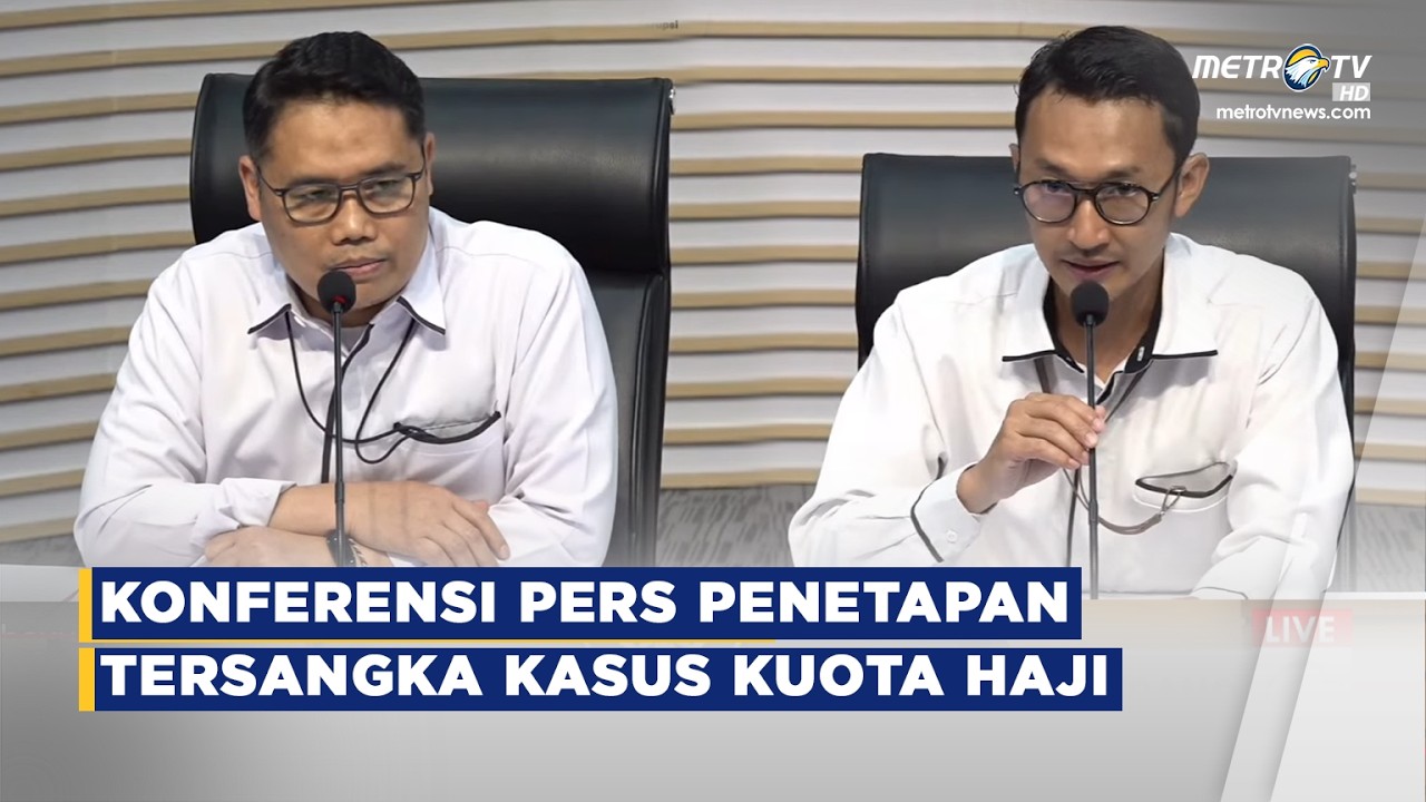 BREAKING NEWS - KONFERENSI PERS PENETAPAN TERSANGKA KASUS KUOTA HAJI 2023-2024