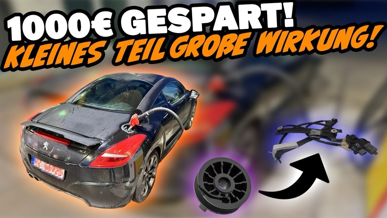 Mein Peugeot RCZ DIY-Projekt: Fensterheber selber tauschen 🛠️und dabei fast 1000€ sparen!💰