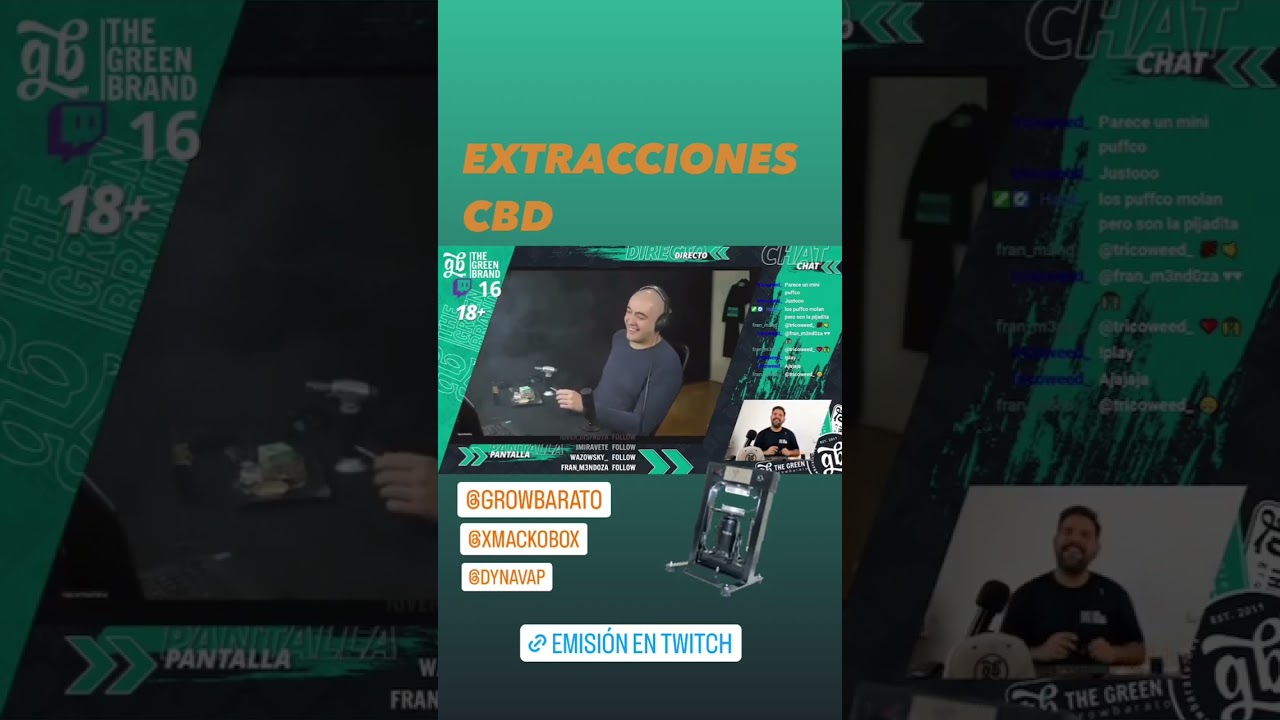 Extracciones CBD: hach&iacute;s, rosin, dry, eliquid.. CBD a lo bestia. Nuevo v&iacute;deo en el canal #cbd #rosin