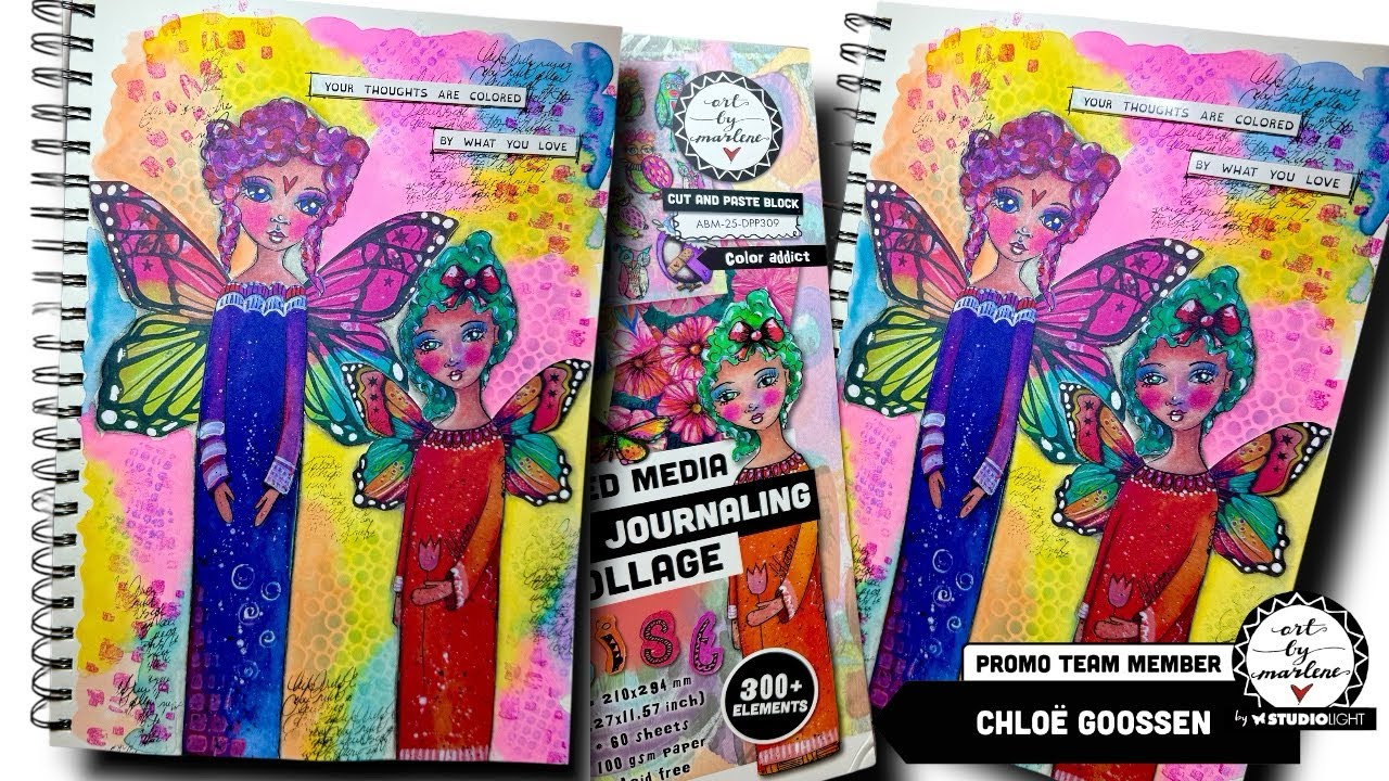 Art by marlene, A4 journal page ABM….