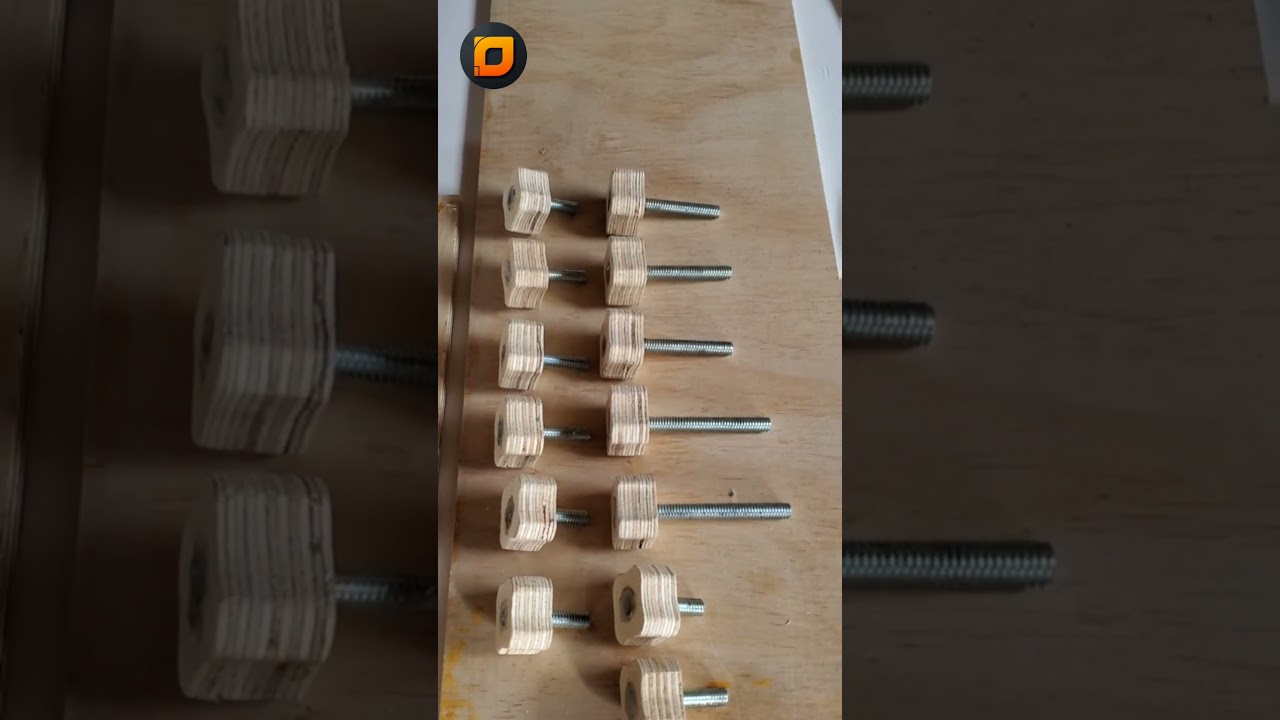DIY Wooden Knobs for my latest Project 🫡