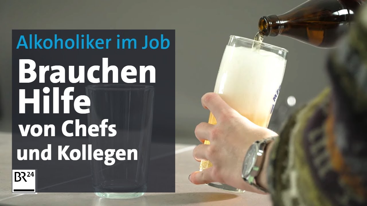 Alkoholiker am Arbeitsplatz brauchen Hilfe von Chefs und Kollegen | Abendschau | BR24