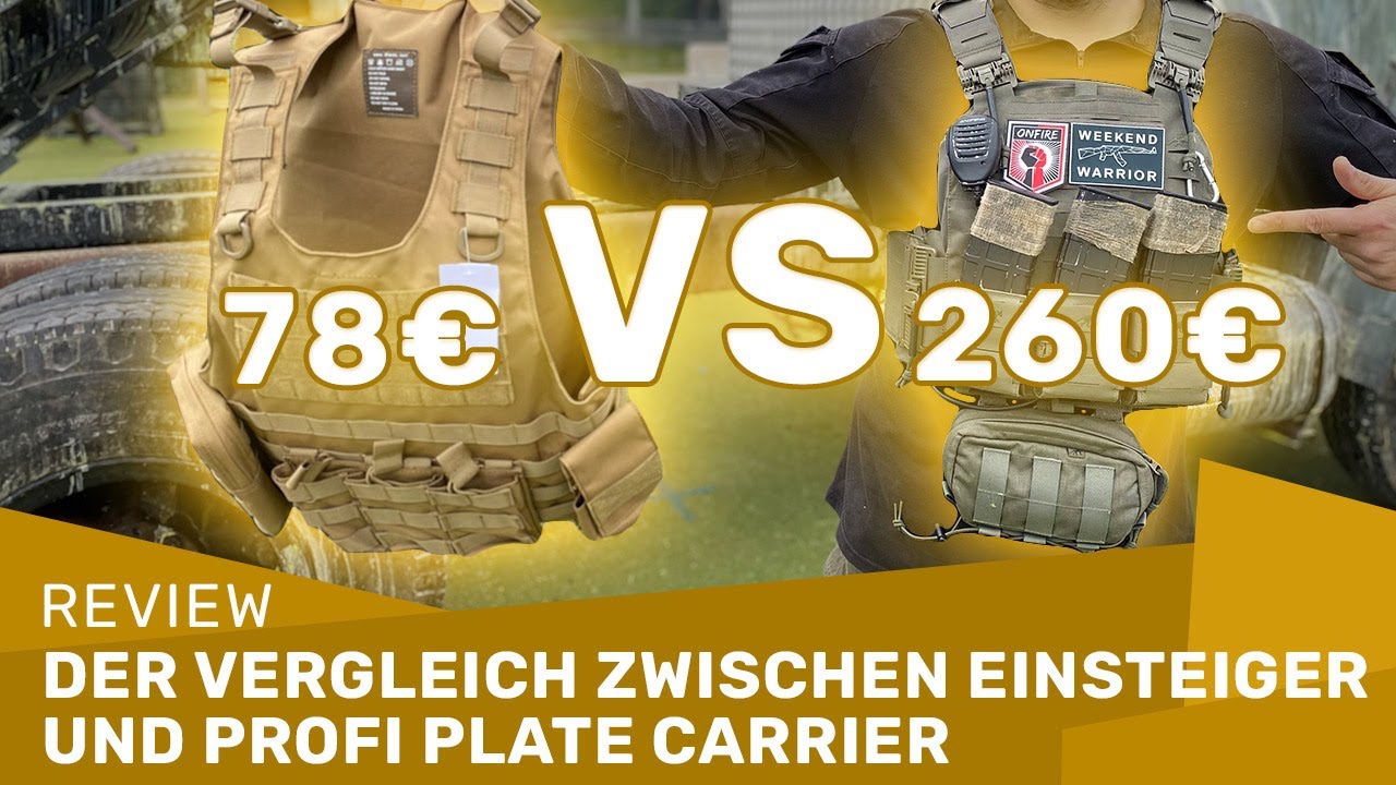 78€ Plate Carrier vs 260€ Plate Carrier Test