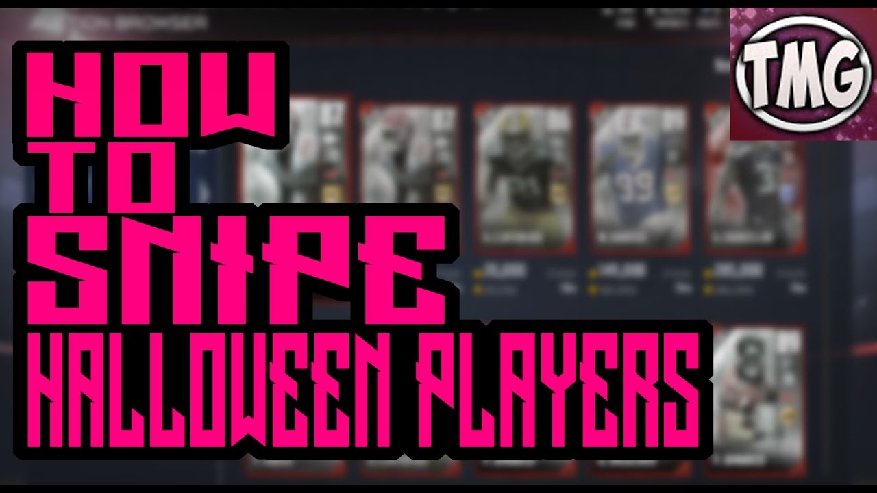 How To Snipe Halloween Players In MUT 17!!!! | MUT 17 Sniping Tips