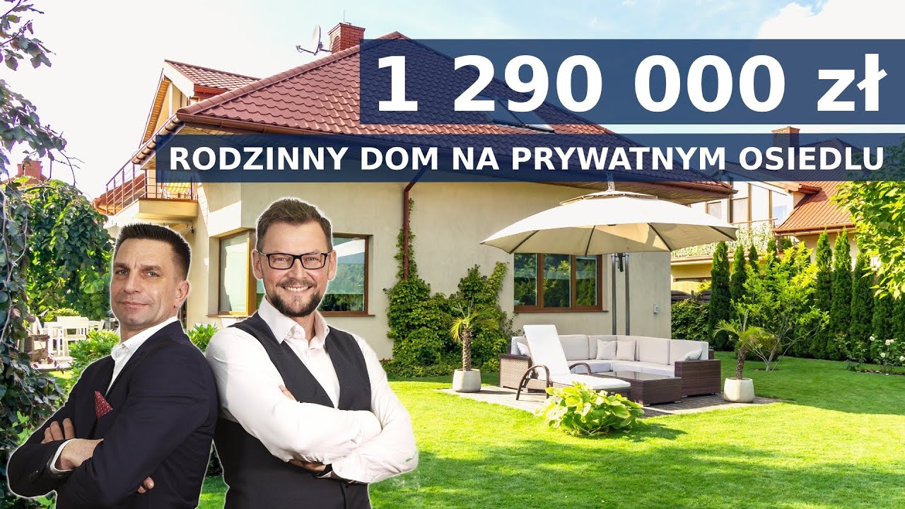 Rodzinny i nowoczesny dom, na prywatnym osiedlu od Mr House.