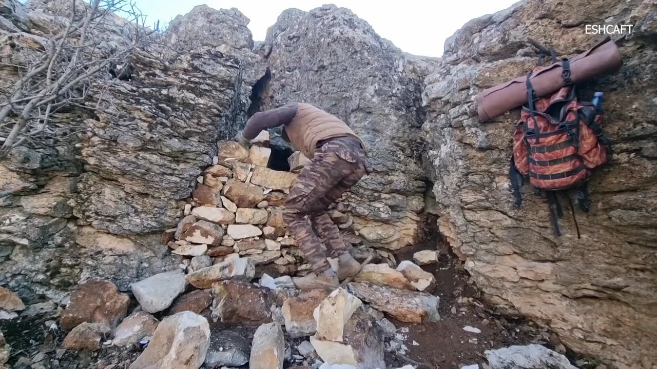 To Survive and for Fear of WILD ANIMALS and the Cold, I Built Shelters and Hiding Places.