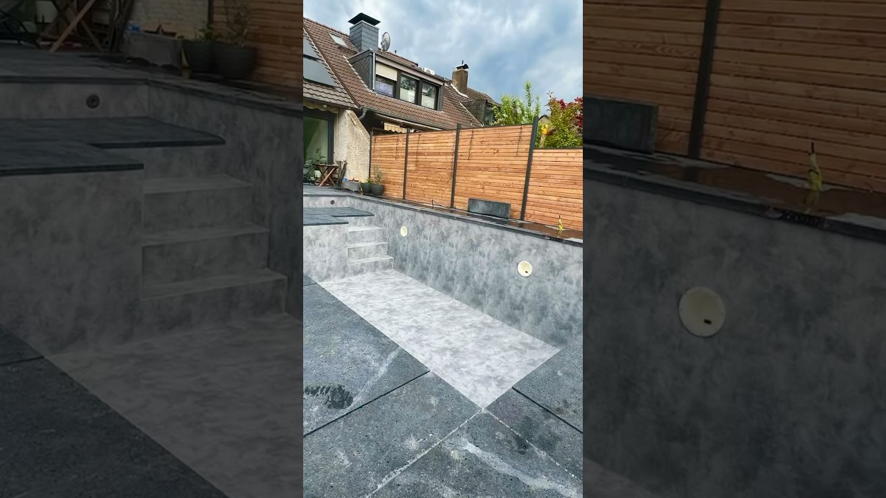 Poolbau 2025 im DIY @swimmondogmbh4783 @PiscinasRENOLITALKORPLAN @ferberpools2311 #pool
