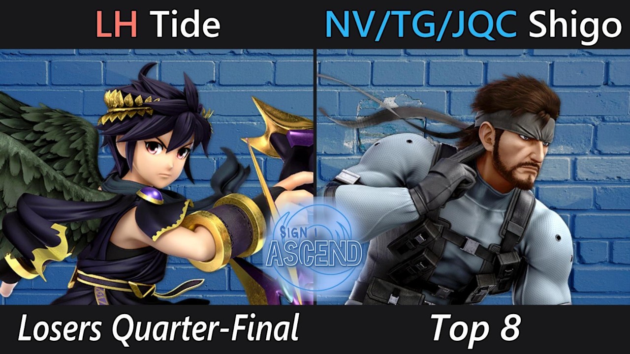 Sign 1: Ascend Bracket - Losers Quarters - LH| Tide (Pit, Bayonetta) VS TG| Shigo (Snake, Wolf)