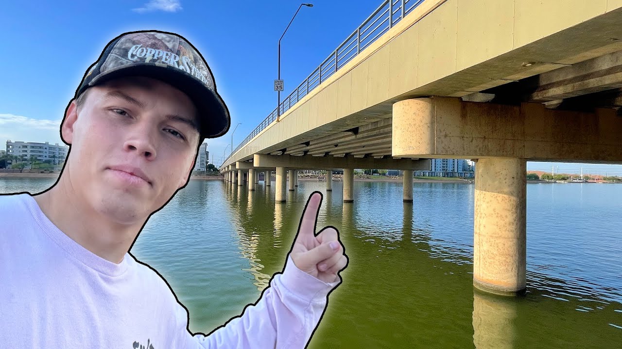 Fishing Arizona's BIGGEST Urban Lake For ONE HOUR