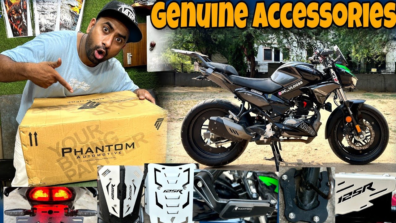 Dedicated accessories For Hero Xtreme 125r 🔥 | Highly Modified with Phantom Automative Accessories 😍