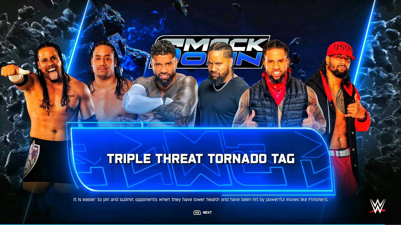Усо против Усо против Усо — командный матч «Торнадо» | WWE 2K25