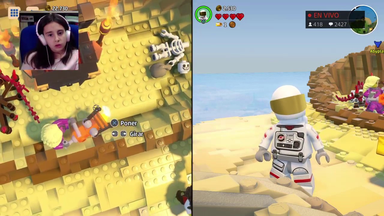 Lego Worlds en directo #1 - Nos peleamos en la torre pirata