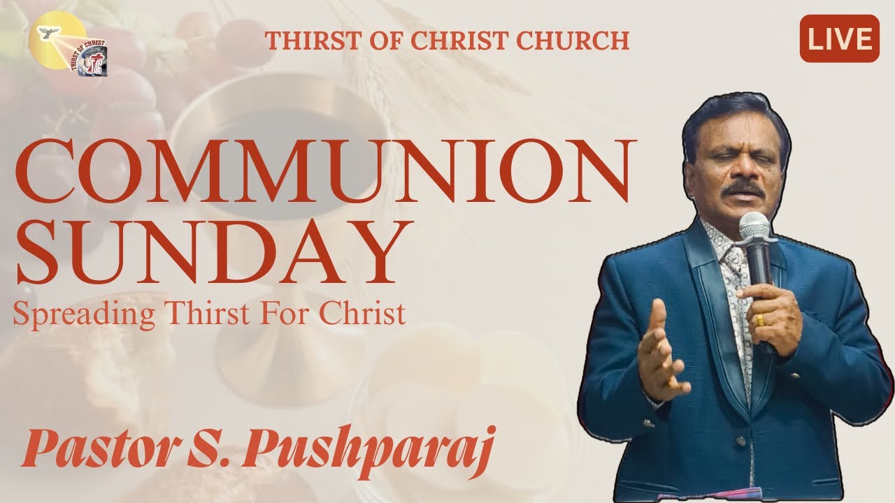 18TH JANUARY 2026 | SUNDAY SERVICE | THIRST OF CHRIST CHURCH Mumbai | PR PUSHPARAJ