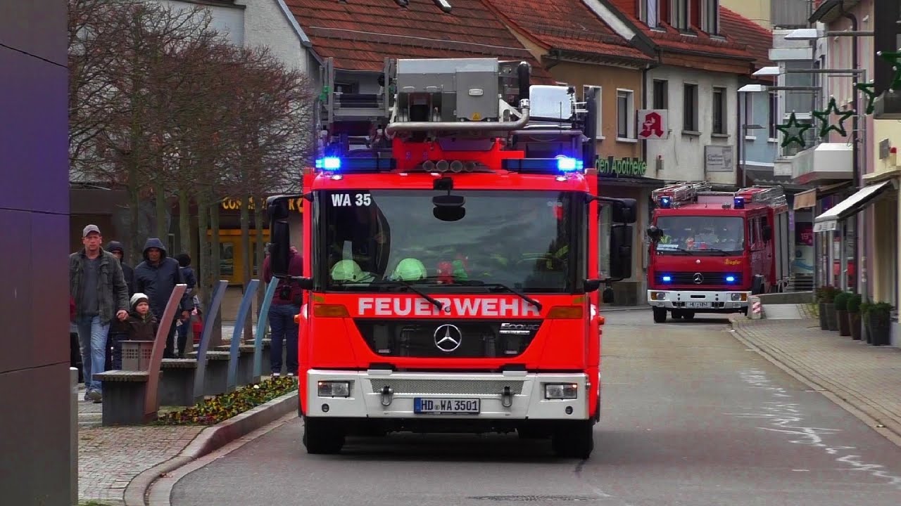 Unterkreisübung der Feuerwehren in Walldorf 14.11.2015