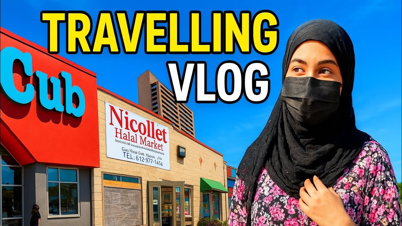 Cub food 🥝|| Nicollet Halal food 🍖|| Little india international market 🇮🇳|| #travelfood #minivlog