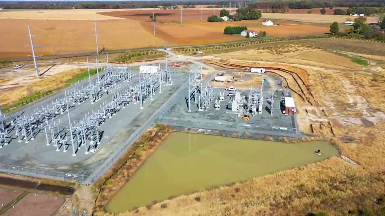 Aerial Tour of a Massive Solar Farm in Chestertown, MD