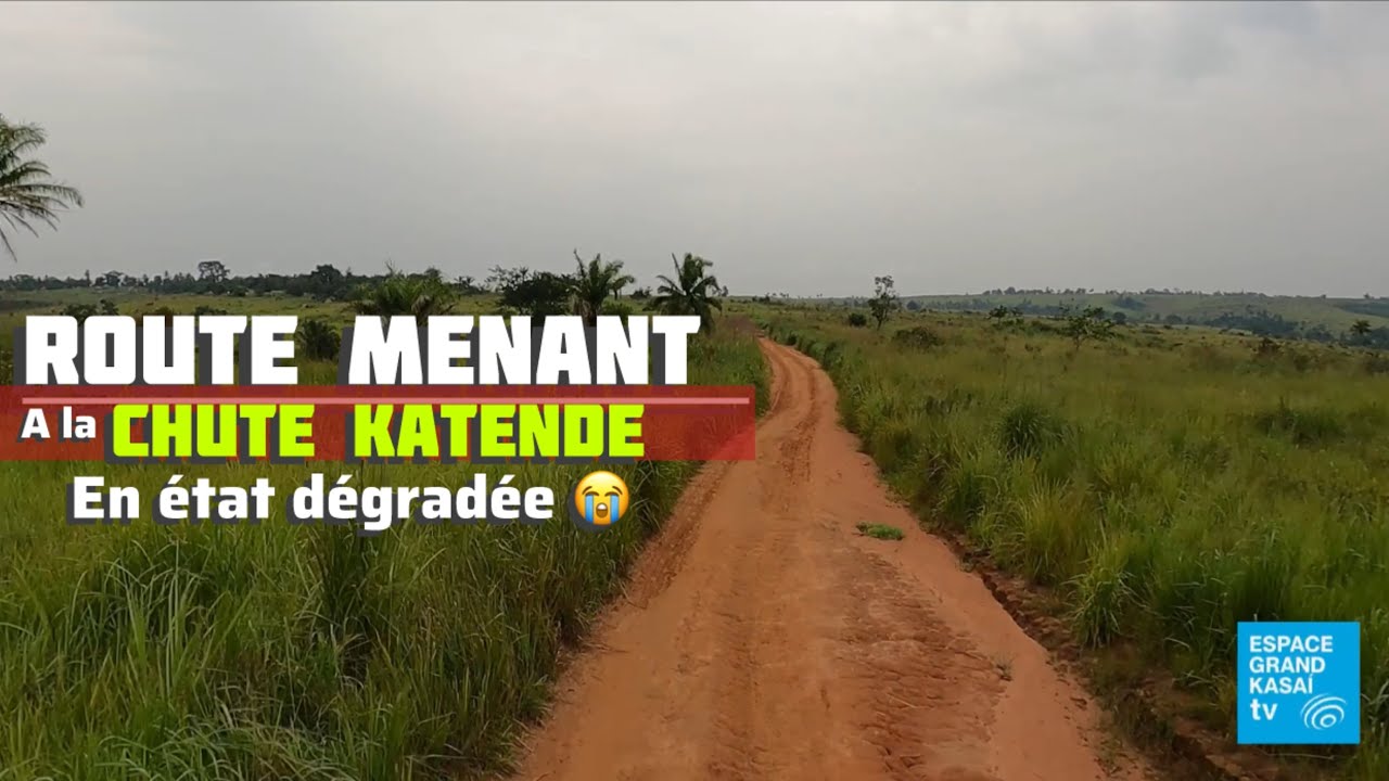 #kananga : Voici l’état de la Route menant à la chute katende et la découverte du marché Cikaji 