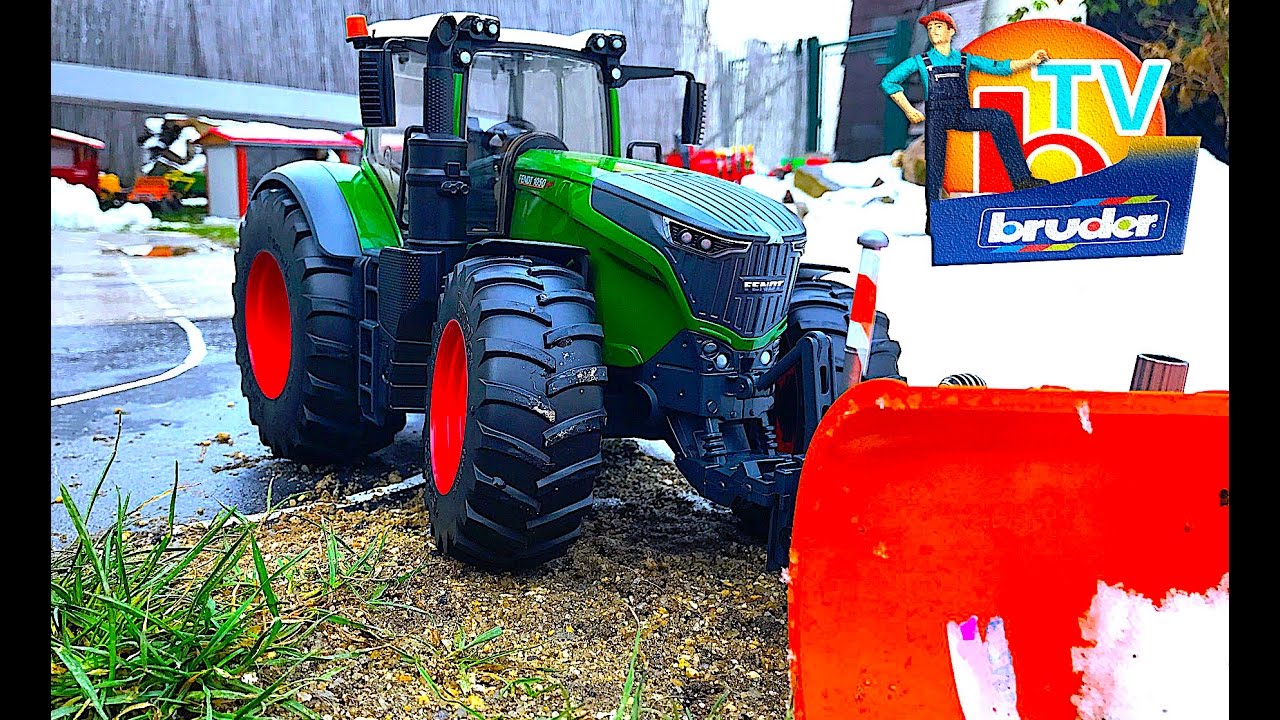 BRUDER Toys CAT Kettendozer Fendt tractor Bulldozer
